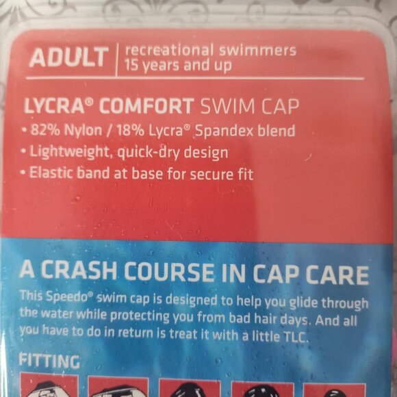 Speedo Swim Cap with goggle Adult 15 years and up - Picture 2 of 6